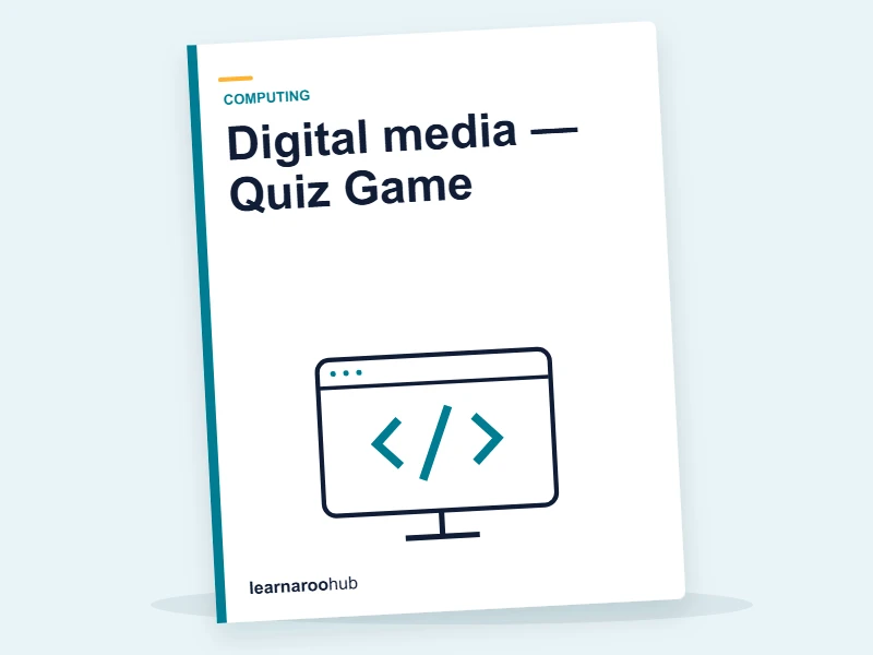 Digital media — Quiz Game — quiz cover