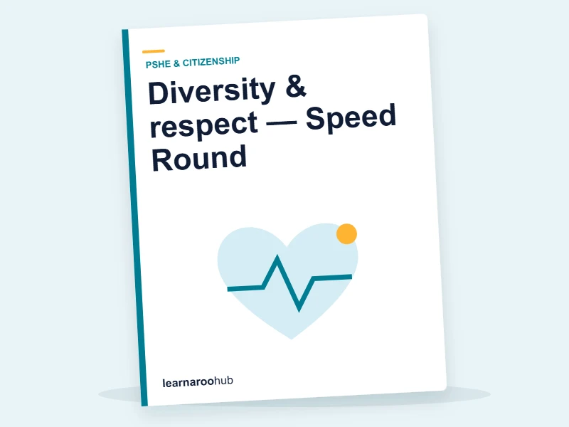 Diversity & respect — Speed Round — quiz cover