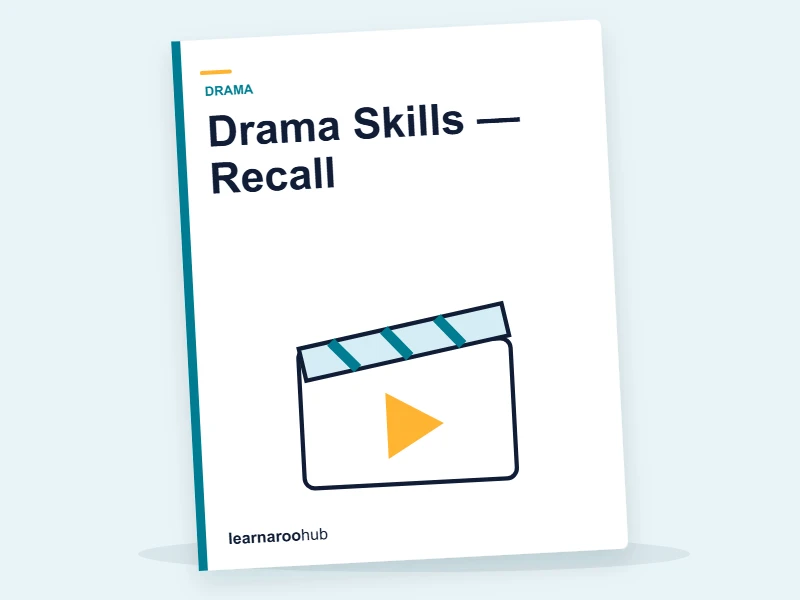 Drama Skills — Recall — quiz cover