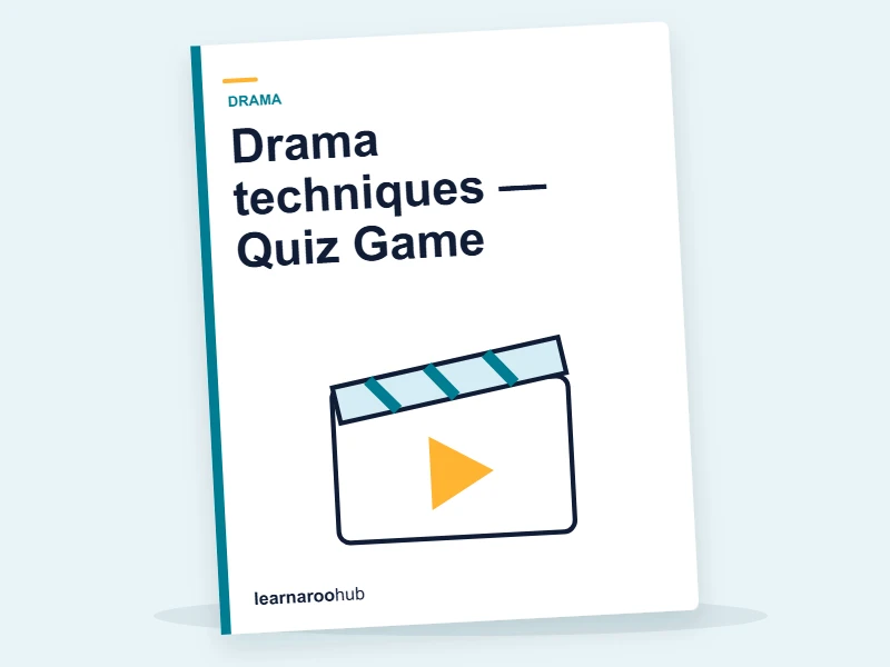 Drama techniques — Quiz Game — quiz cover
