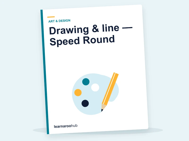 Drawing & line — Speed Round — quiz cover