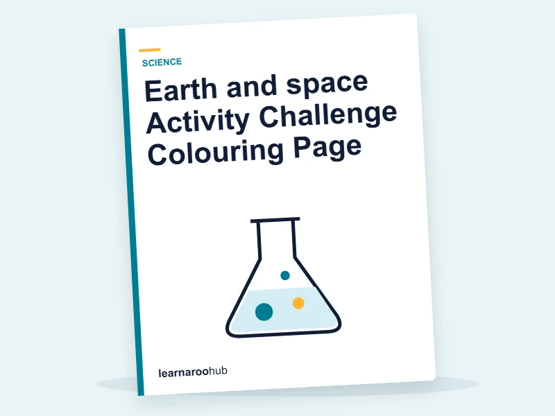 Earth and space Activity Challenge Colouring Page — colouring sheets cover