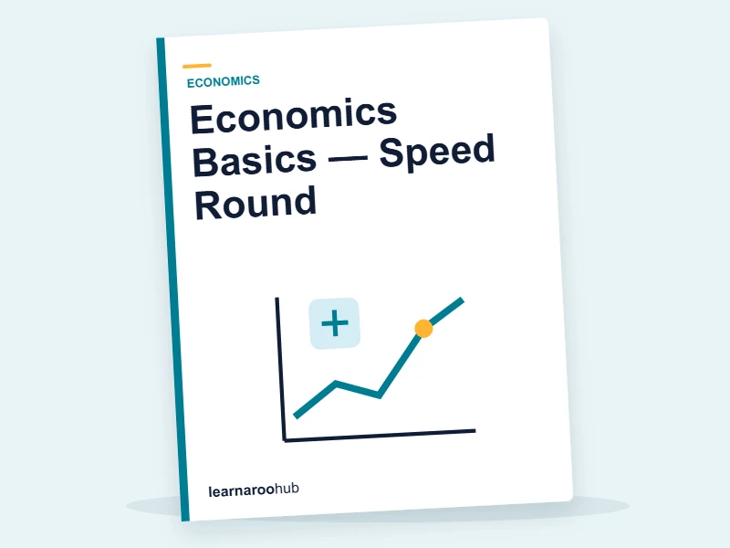 Economics Basics — Speed Round — quiz cover
