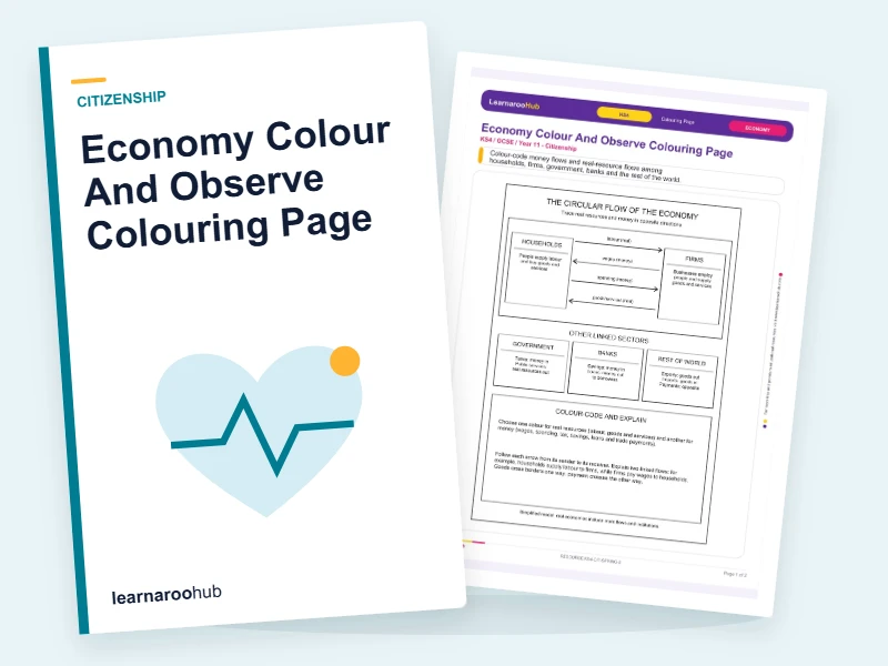 Economy Colour And Observe Colouring Page — colouring sheets cover