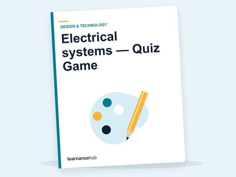 Electrical systems — Quiz Game — quiz cover