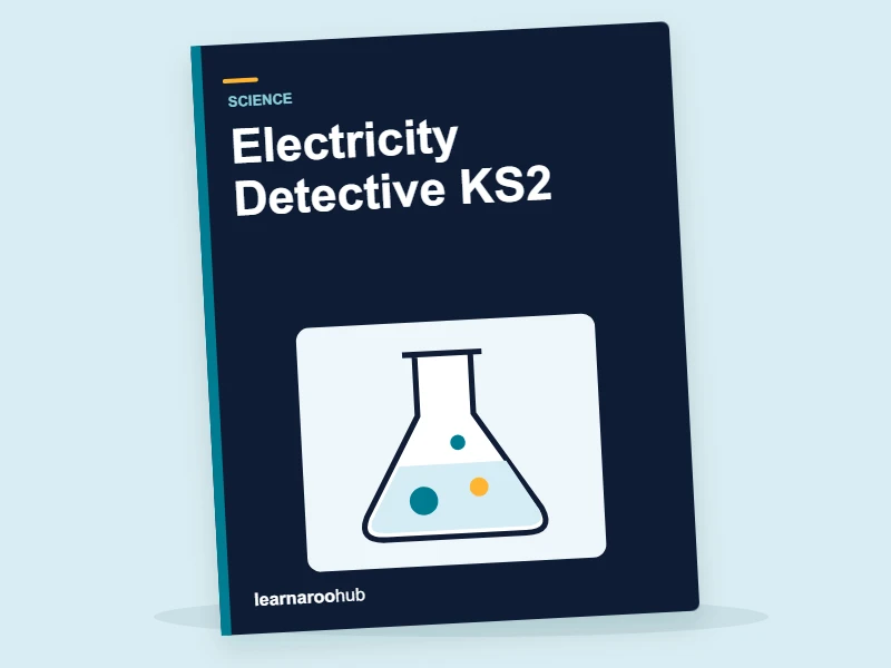 Electricity Detective KS2 — activity book cover