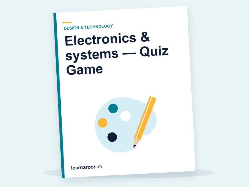 Electronics & systems — Quiz Game — quiz cover