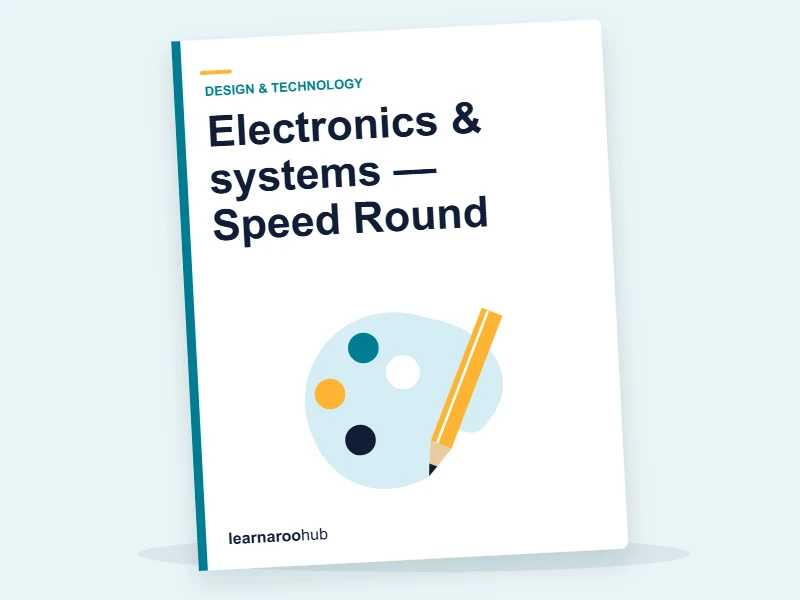 Electronics & systems — Speed Round — quiz cover