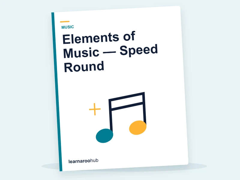 Elements of Music — Speed Round — quiz cover