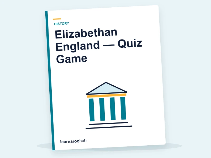 Elizabethan England — Quiz Game — quiz cover