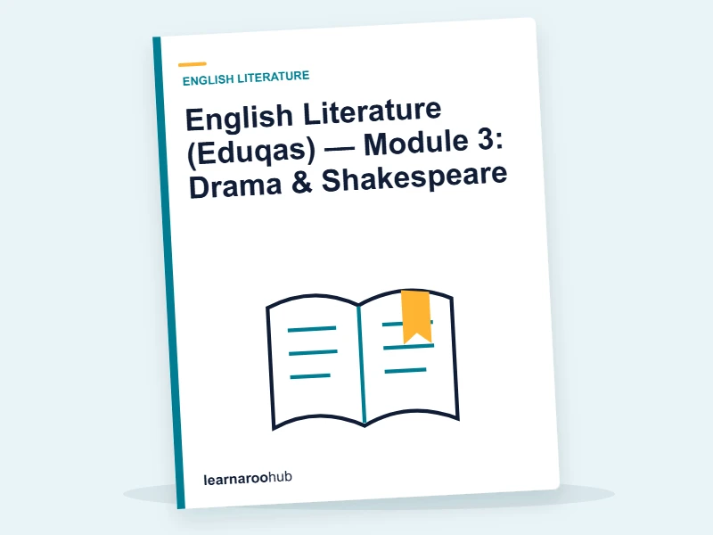 English Literature (Eduqas) — Module 3: Drama & Shakespeare — e-learning module cover