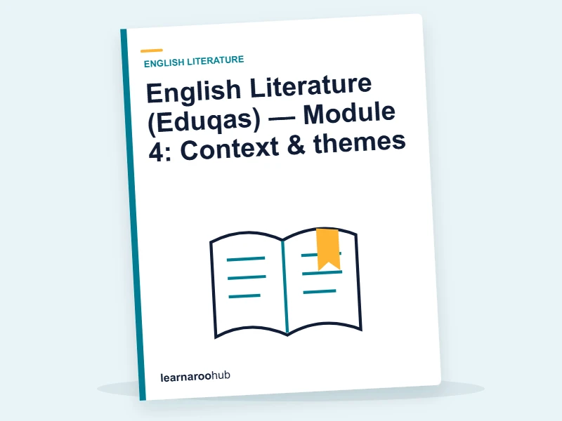English Literature (Eduqas) — Module 4: Context & themes — e-learning module cover