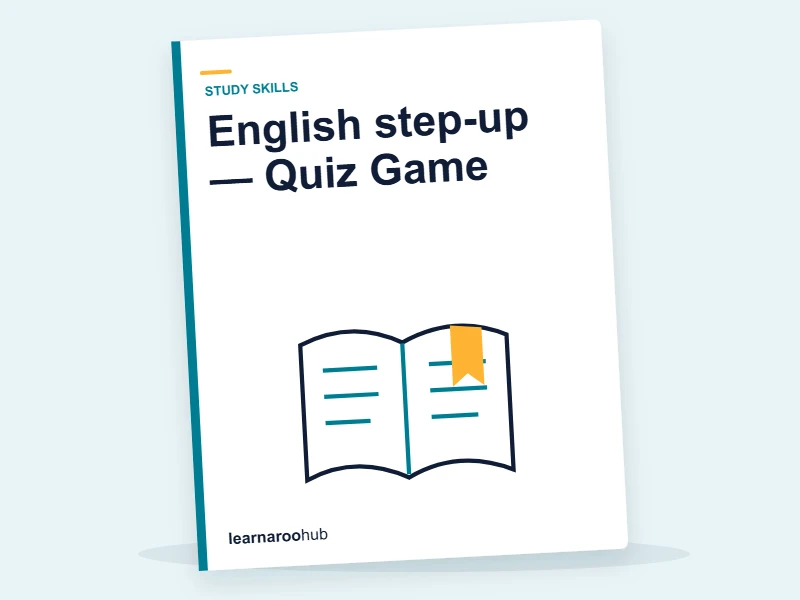 English step-up — Quiz Game — quiz cover