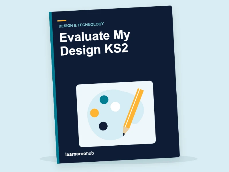 Evaluate My Design KS2 — activity book cover