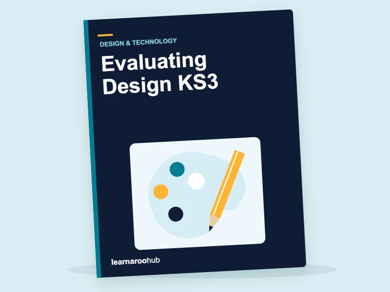 Evaluating Design KS3 — activity book cover