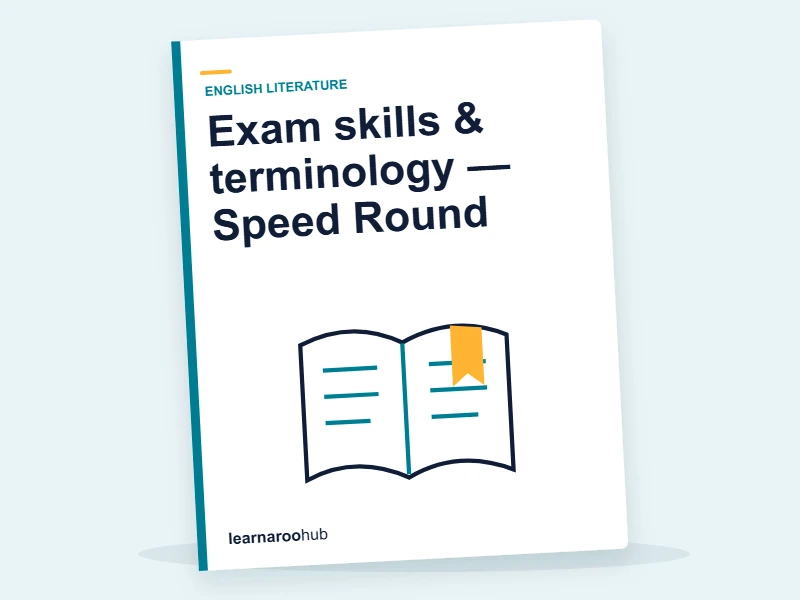Exam skills & terminology — Speed Round — quiz cover