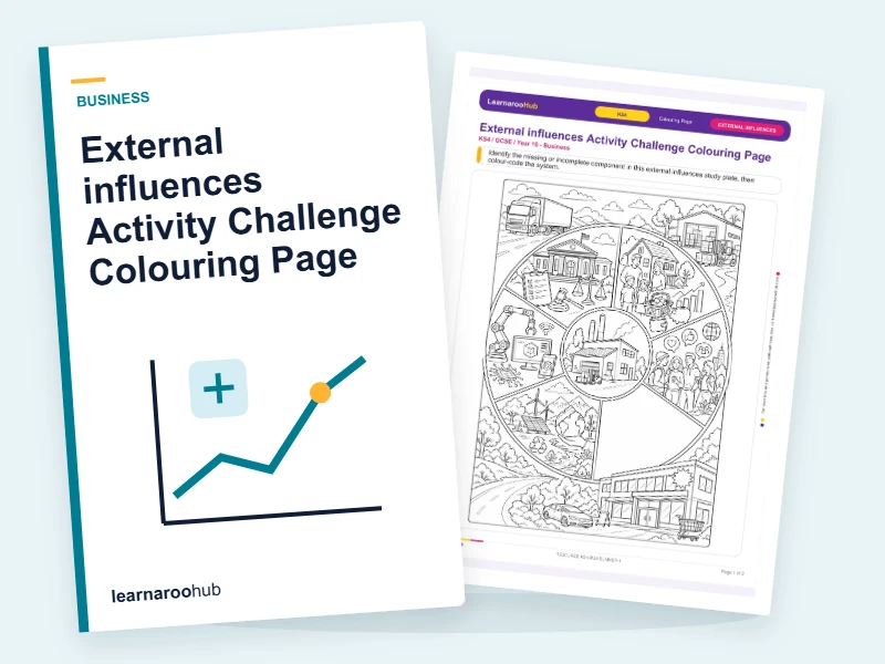 External influences Activity Challenge Colouring Page — colouring sheets cover