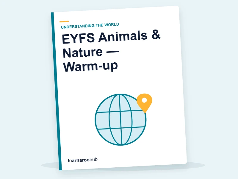 EYFS Animals & Nature — Warm-up — quiz cover
