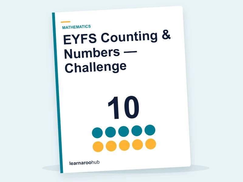 EYFS Counting & Numbers — Challenge — quiz cover