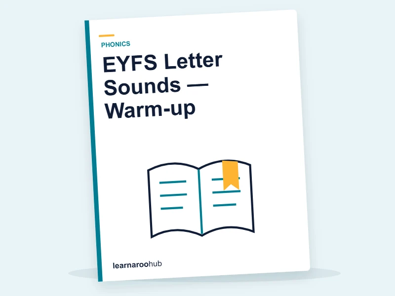 EYFS Letter Sounds — Warm-up — quiz cover