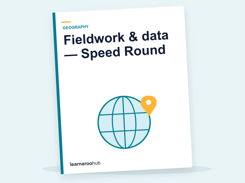 Fieldwork & data — Speed Round — quiz cover