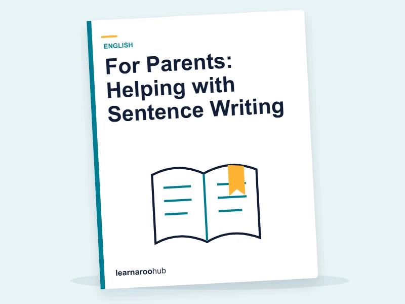 For Parents: Helping with Sentence Writing — e-learning module cover