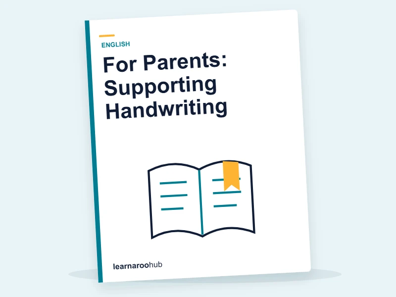 For Parents: Supporting Handwriting — e-learning module cover