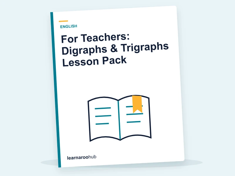 For Teachers: Digraphs & Trigraphs Lesson Pack — printable / pdf cover