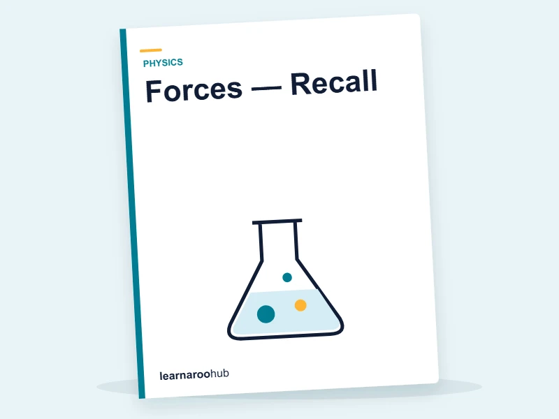 Forces — Recall — quiz cover