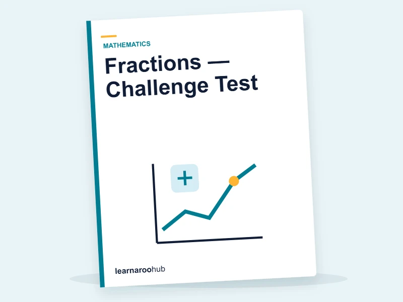 Fractions — Challenge Test — quiz cover
