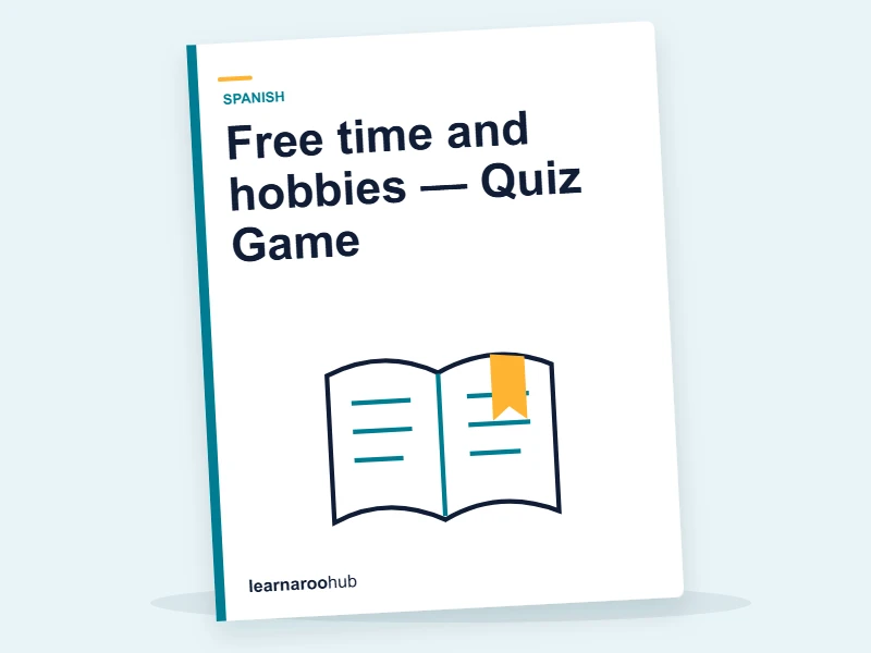 Free time and hobbies — Quiz Game — quiz cover