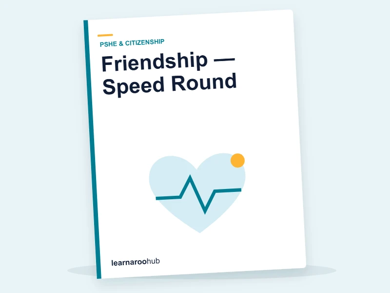 Friendship — Speed Round — quiz cover
