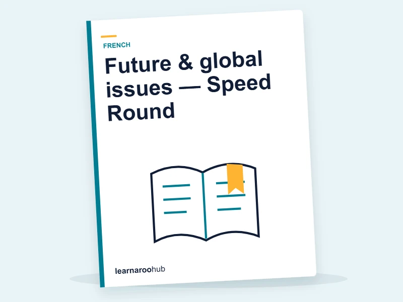 Future & global issues — Speed Round — quiz cover