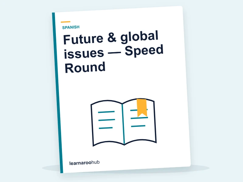 Future & global issues — Speed Round — quiz cover