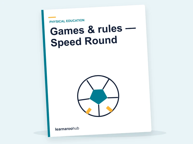Games & rules — Speed Round — quiz cover