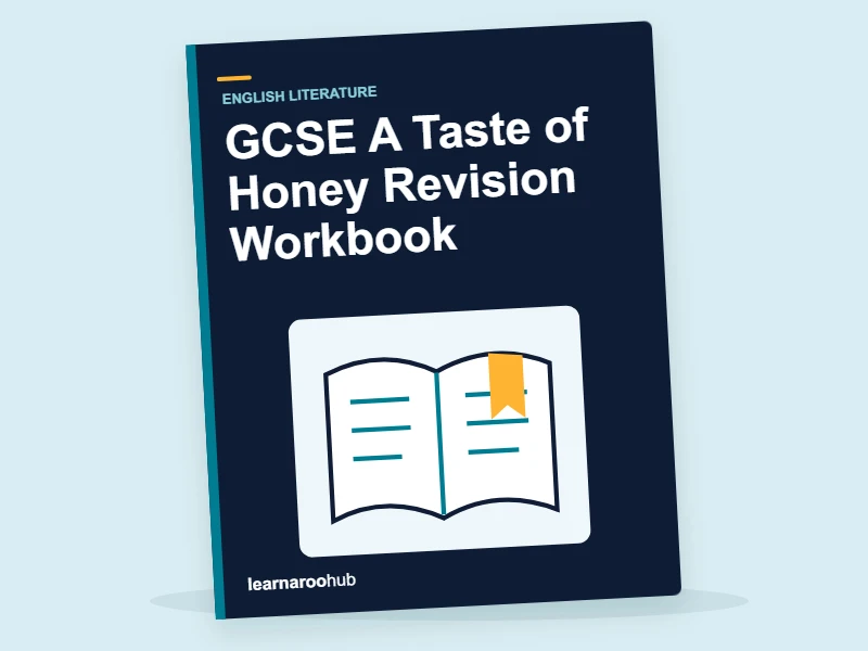 GCSE A Taste of Honey Revision Workbook — activity book cover