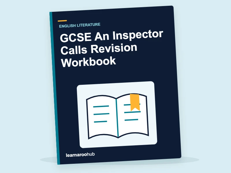 GCSE An Inspector Calls Revision Workbook — activity book cover