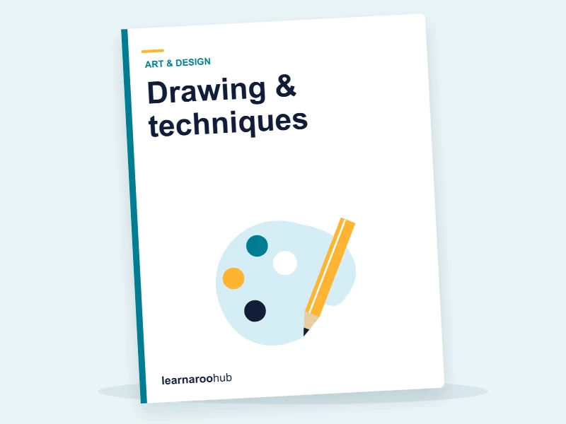 GCSE Art & Design — Module 3: Drawing & techniques — e-learning module cover