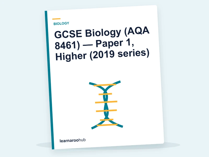 GCSE Biology (AQA 8461) — Paper 1, Higher (2019 series) — mock practice paper cover