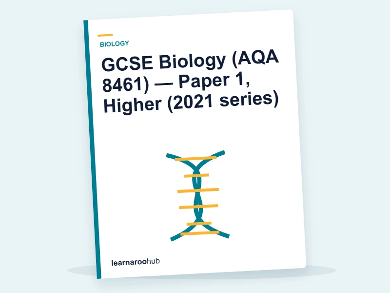 GCSE Biology (AQA 8461) — Paper 1, Higher (2021 series) — mock practice paper cover