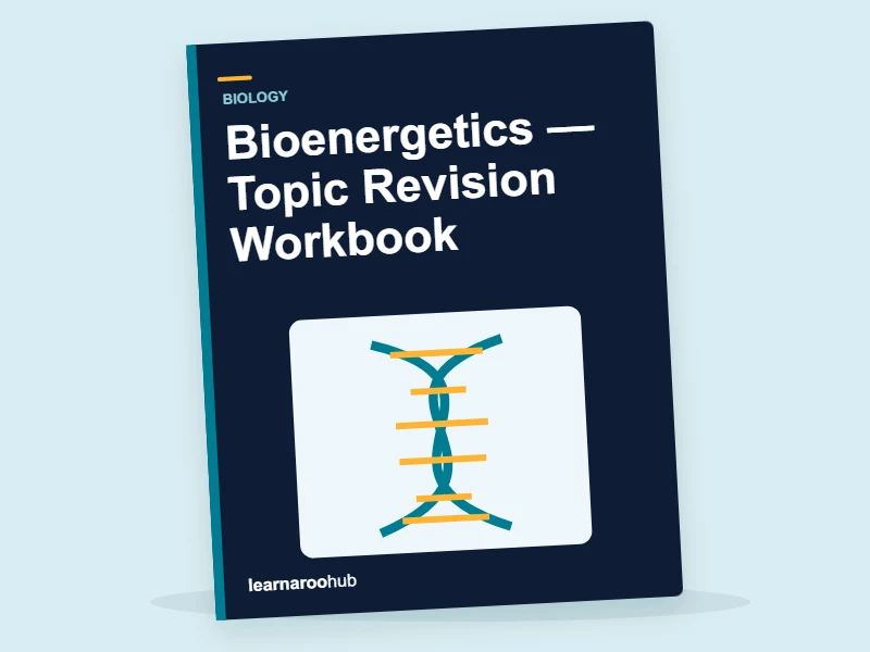 GCSE Biology: Bioenergetics — Topic Revision Workbook — activity book cover