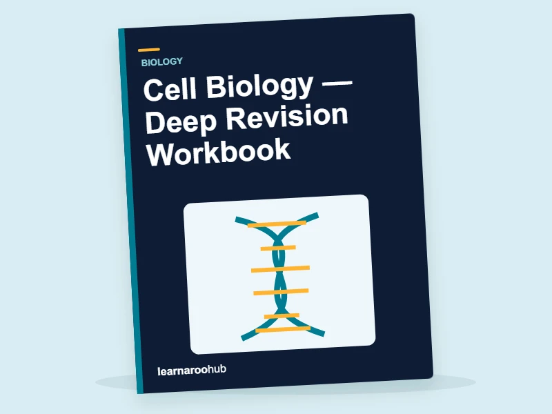 GCSE Biology: Cell Biology — Deep Revision Workbook — activity book cover
