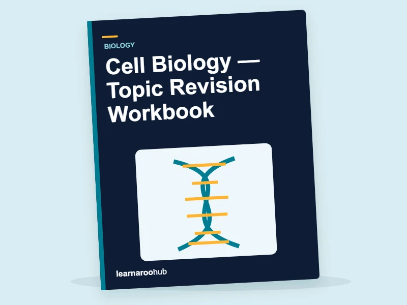 GCSE Biology: Cell Biology — Topic Revision Workbook — activity book cover