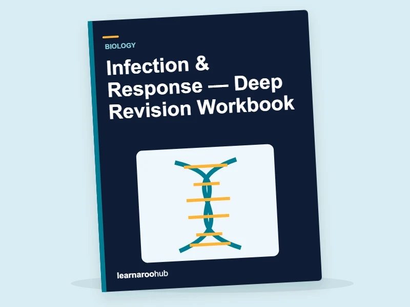 GCSE Biology: Infection & Response — Deep Revision Workbook — activity book cover