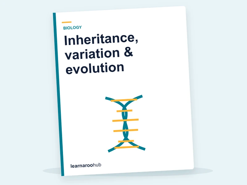 GCSE Biology — Module 6: Inheritance, variation & evolution — e-learning module cover