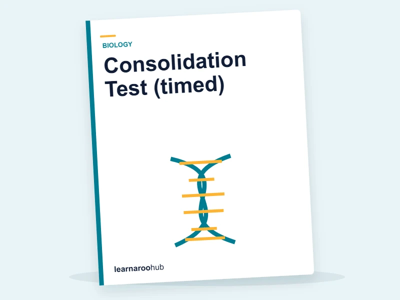 GCSE Biology — Module 7: Consolidation Test (timed) — quiz cover