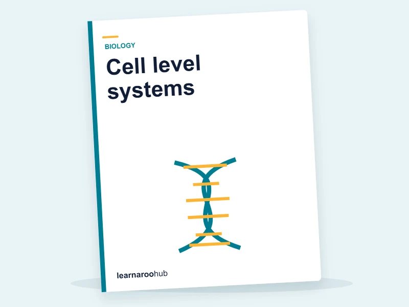 GCSE Biology (OCR) — Module 1: Cell level systems — e-learning module cover