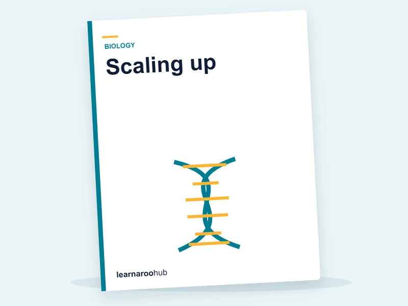 GCSE Biology (OCR) — Module 2: Scaling up — e-learning module cover