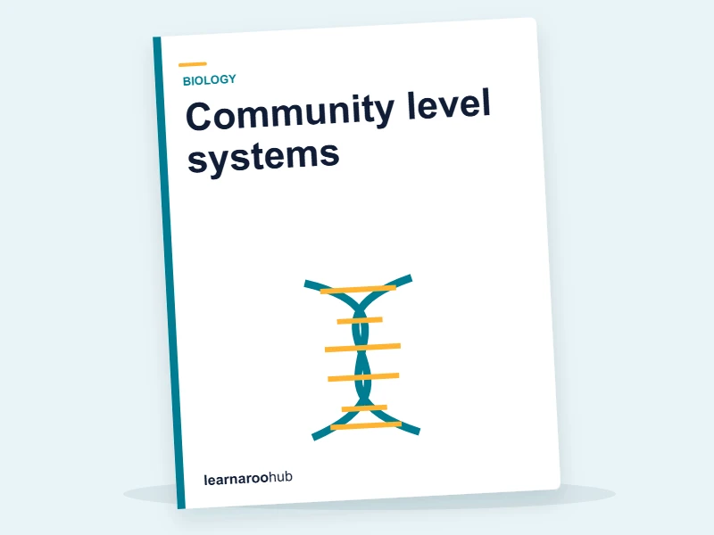 GCSE Biology (OCR) — Module 4: Community level systems — e-learning module cover