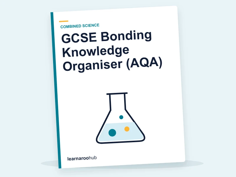 GCSE Bonding Knowledge Organiser (AQA) — printable / pdf cover